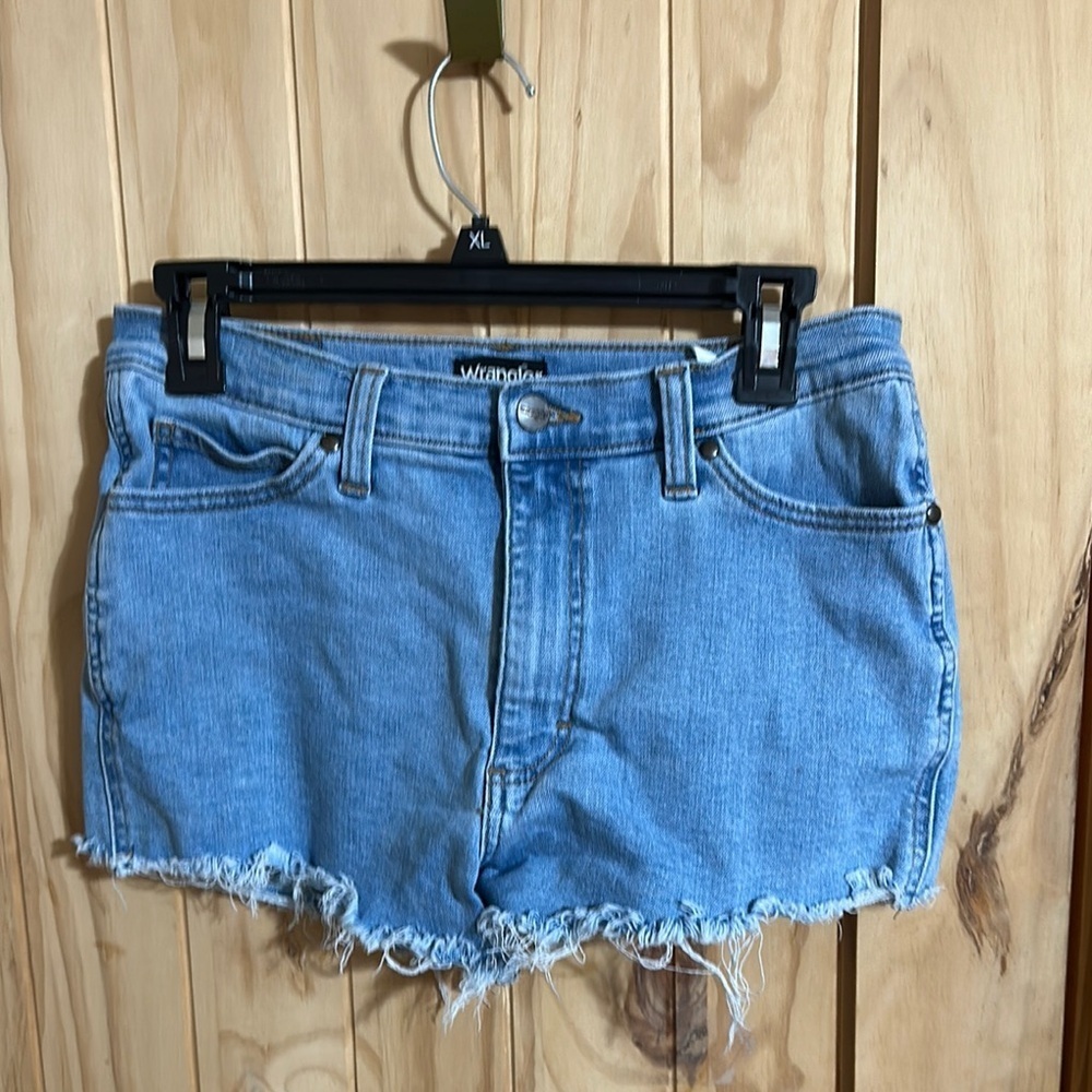 Wrangler Women's Blue Denim Cutoff Shorts